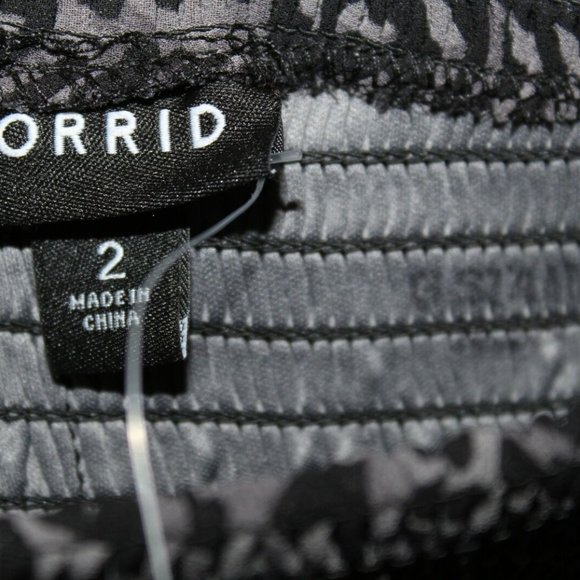 NWT Torrid Animal Print Off Shoulder Babydoll Tunic Top Plus Size 2X HW9871 - Picture 6 of 12